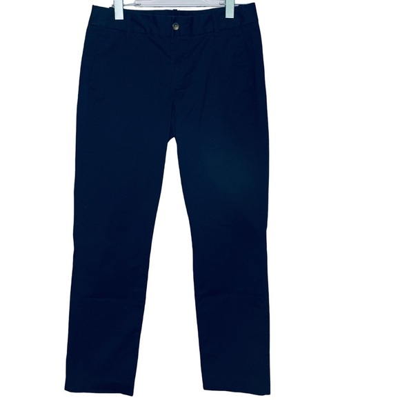 J. Crew Factory Laney Straight Leg Chino Pant in Navy. Size 8. - Picture 2 of 7